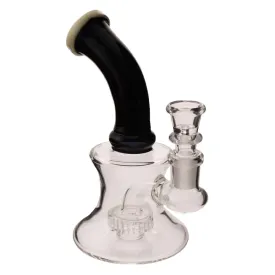 15cm - Glass Waterpipe with Shower Head Percolator