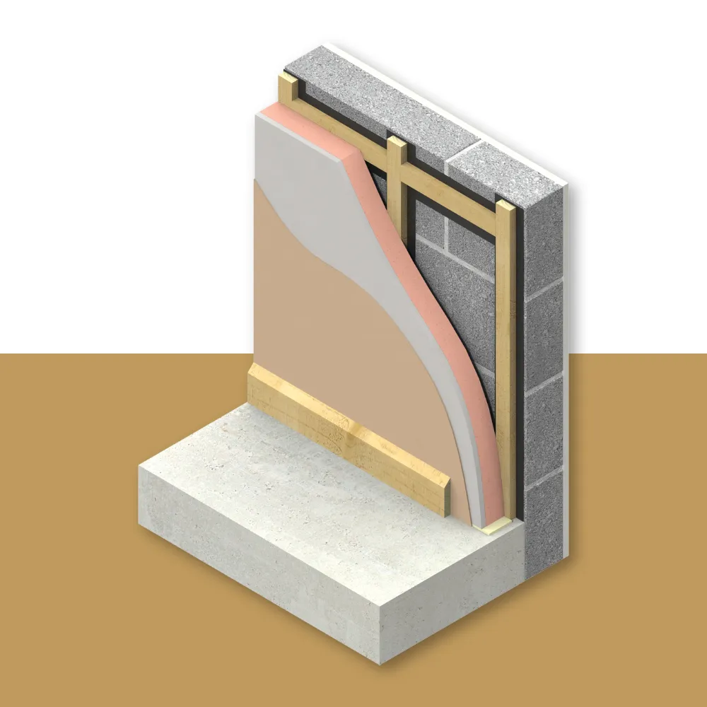 37.5mm Kingspan Kooltherm K118 Insulated Plasterboard (2400x1200mm) - Pack of 21