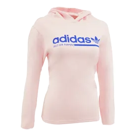 adidas Women's Built For Purpose Pullover Sweatshirt Feather Pink