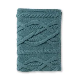 Alicia Adams Alpaca Buckley Throw in Teal