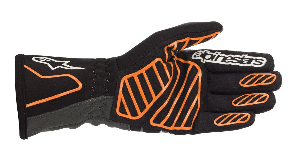 ALPINESTARS 3551720_156_XXL TECH 1 K v2 Kart gloves, black/orange, size XXL