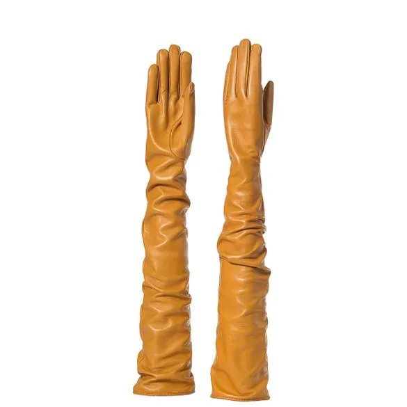 Amalfi | Shoulder Length Leather Gloves (80cm)