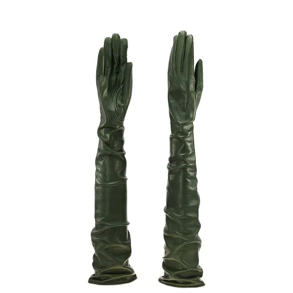 Amalfi | Shoulder Length Leather Gloves (80cm)