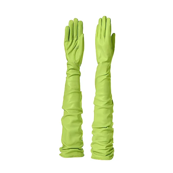 Amalfi | Shoulder Length Leather Gloves (80cm)