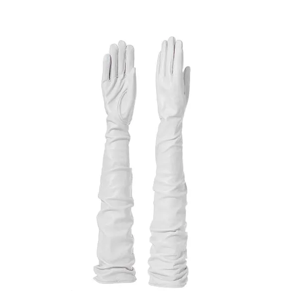 Amalfi | Shoulder Length Leather Gloves (80cm)