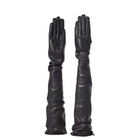 Amalfi | Shoulder Length Leather Gloves (80cm)