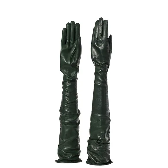 Amalfi | Shoulder Length Leather Gloves (80cm)