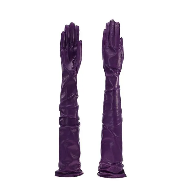 Amalfi | Shoulder Length Leather Gloves (80cm)