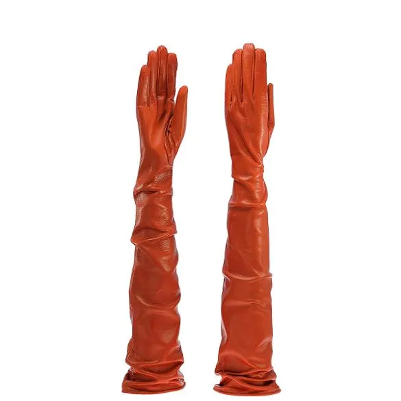 Amalfi | Shoulder Length Leather Gloves (80cm)