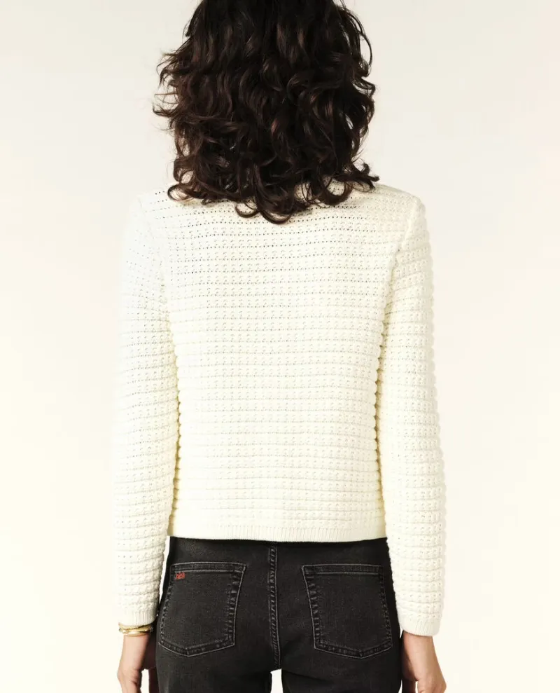 Ba&sh Gaspard Ecru Cream Cardigan