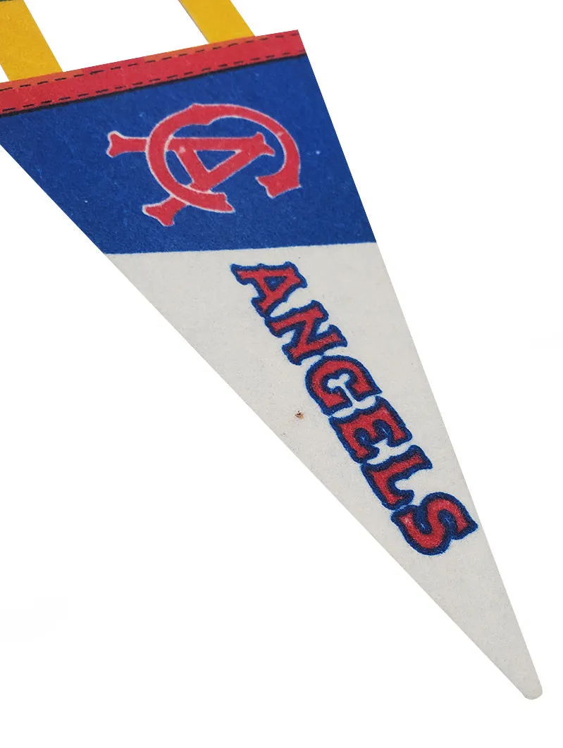 Califorina Angels Vintage MLB Mini Pennant 9"x4” Felt Banner Flag