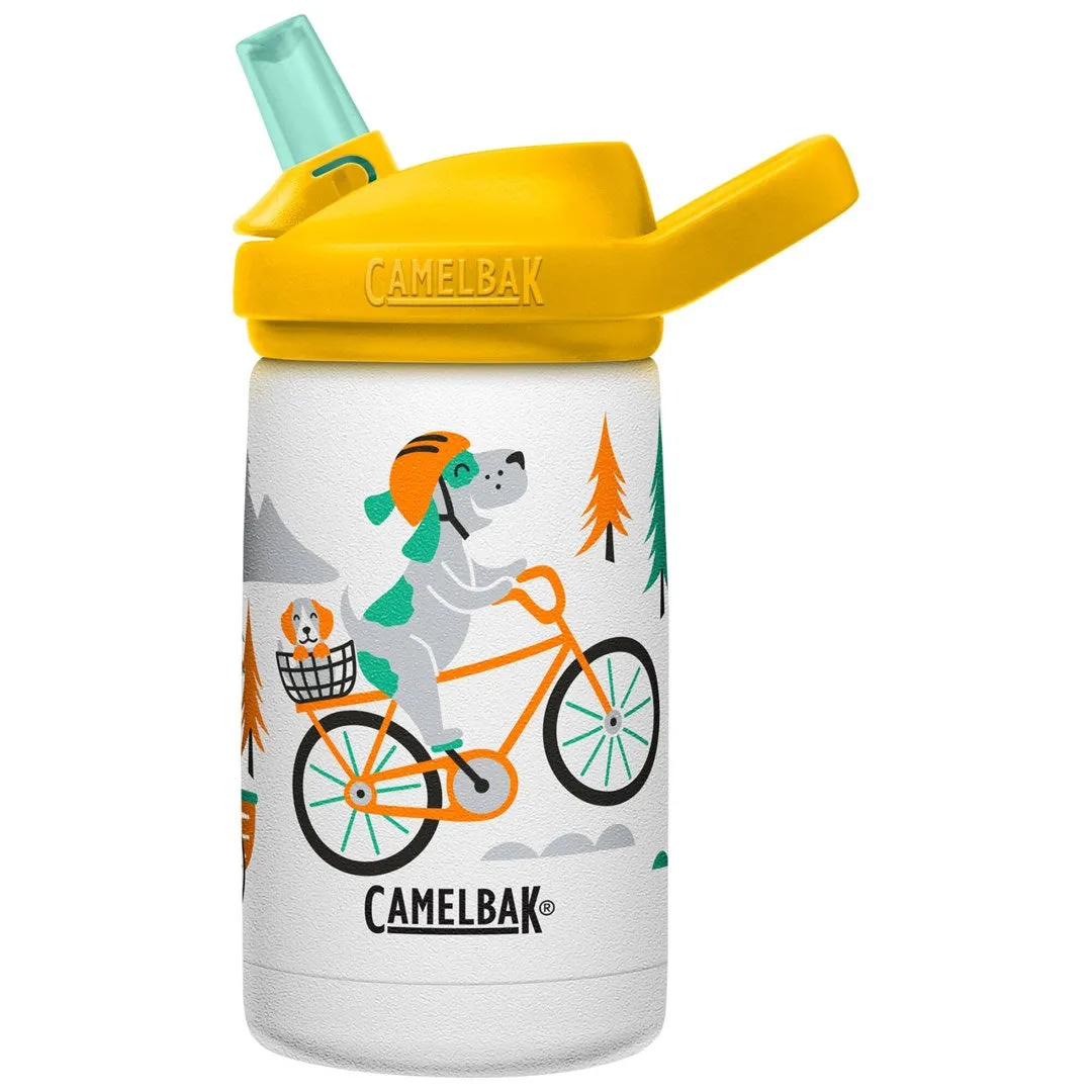 Camelbak Eddy  Kids Sst Vacuum Insulated 350Ml Thermal Bottle, Biking Dogs