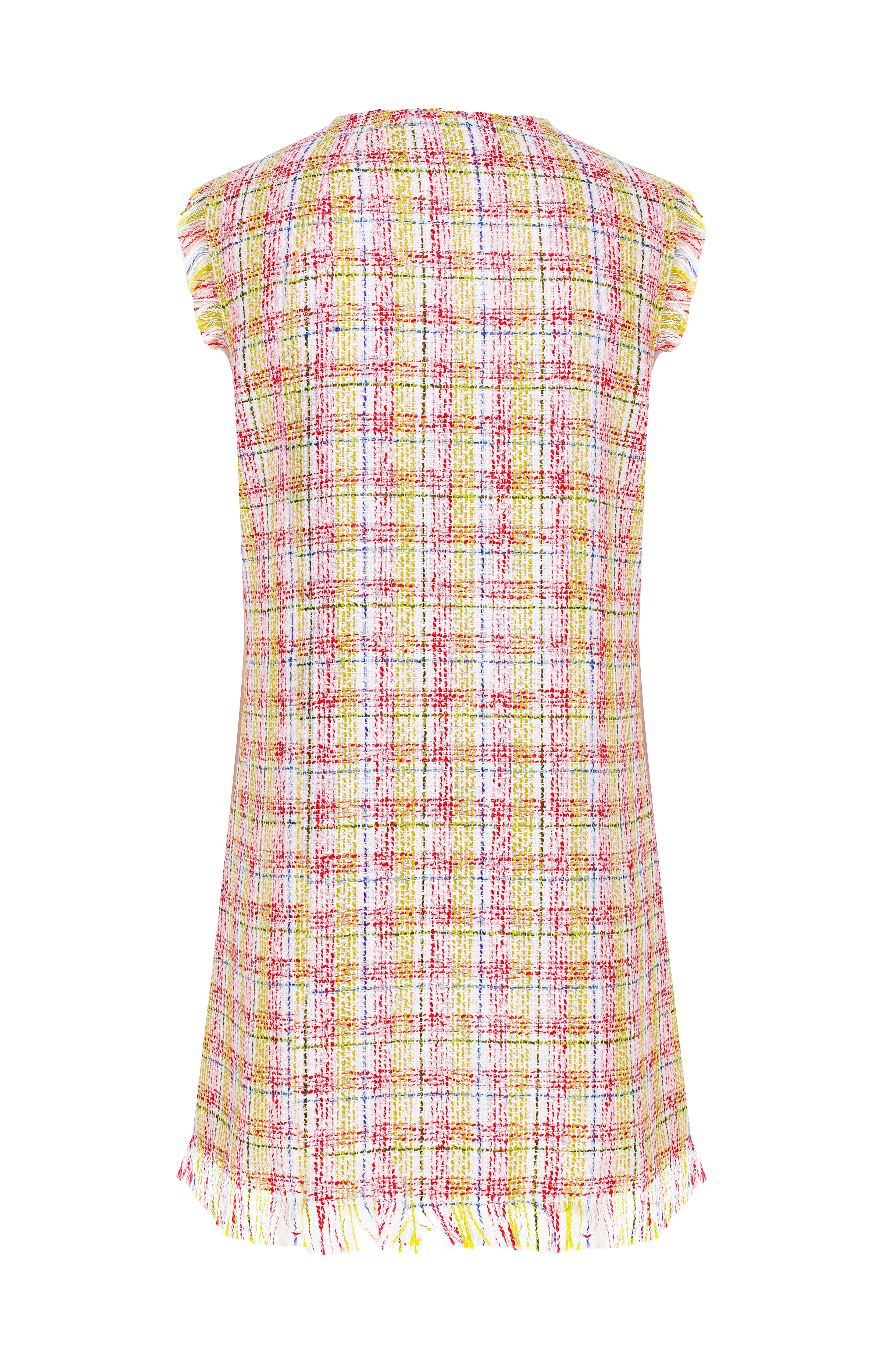 Chloe Cotton Tweed Mini Dress