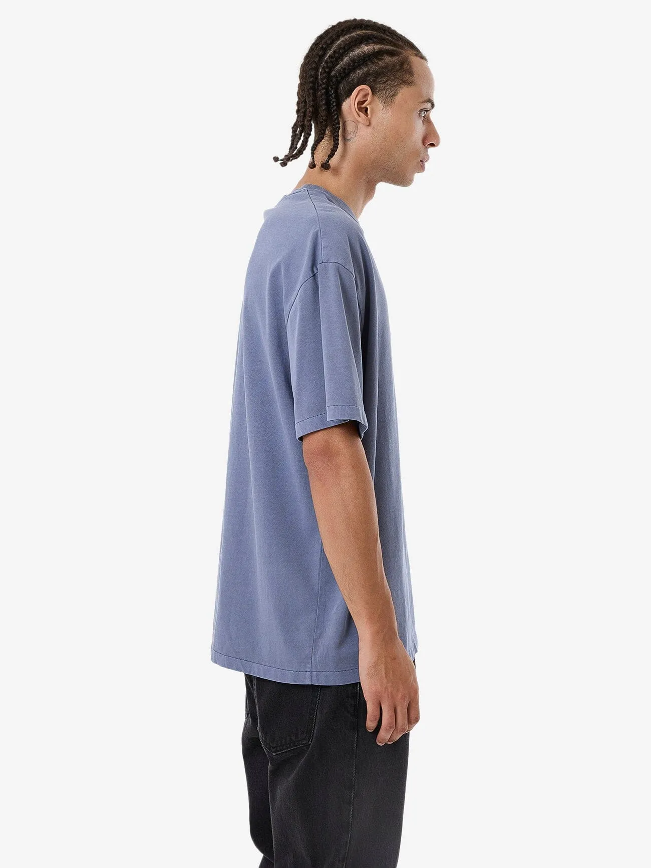 Chrome Steadfast Merch Fit Tee - Folkstone Grey