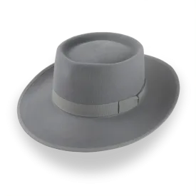 Cinema Inspired Pork Pie Hat with Wide Brim | The Oppenheimer