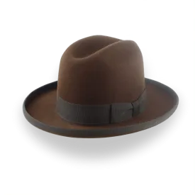 Customizable Mens Western Fedora with Cattleman Crown | The Dakota