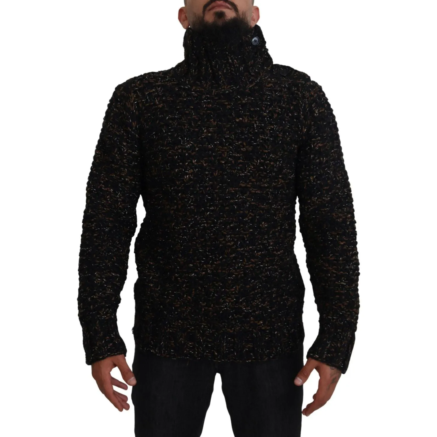 Dolce & Gabbana Elegant Turtleneck Sweater in Luxurious Wool Blend