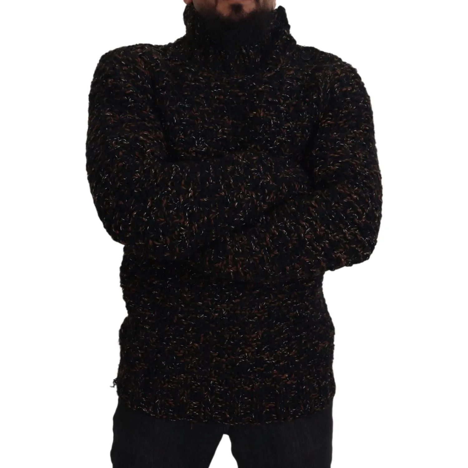 Dolce & Gabbana Elegant Turtleneck Sweater in Luxurious Wool Blend