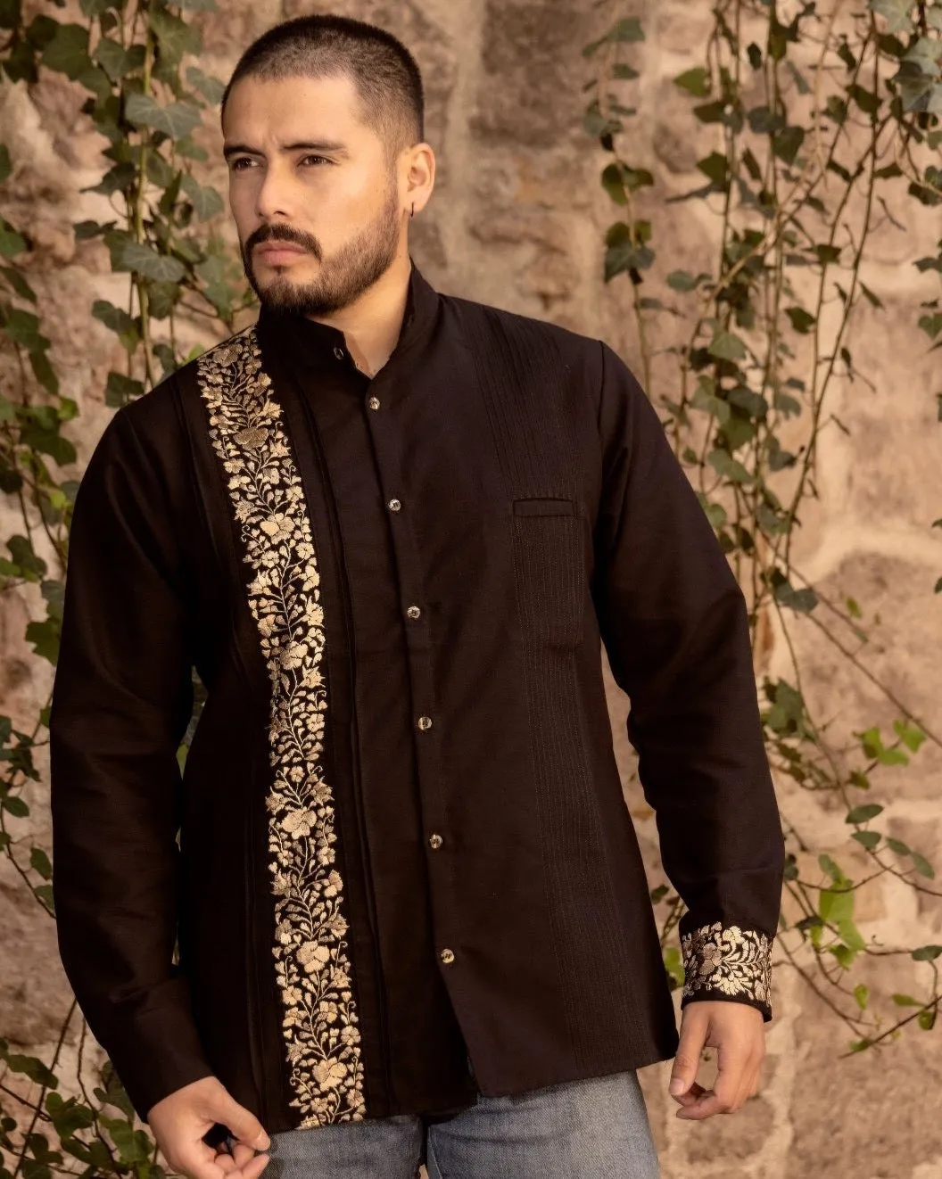 Guayabera San Antonino Dorada Larga