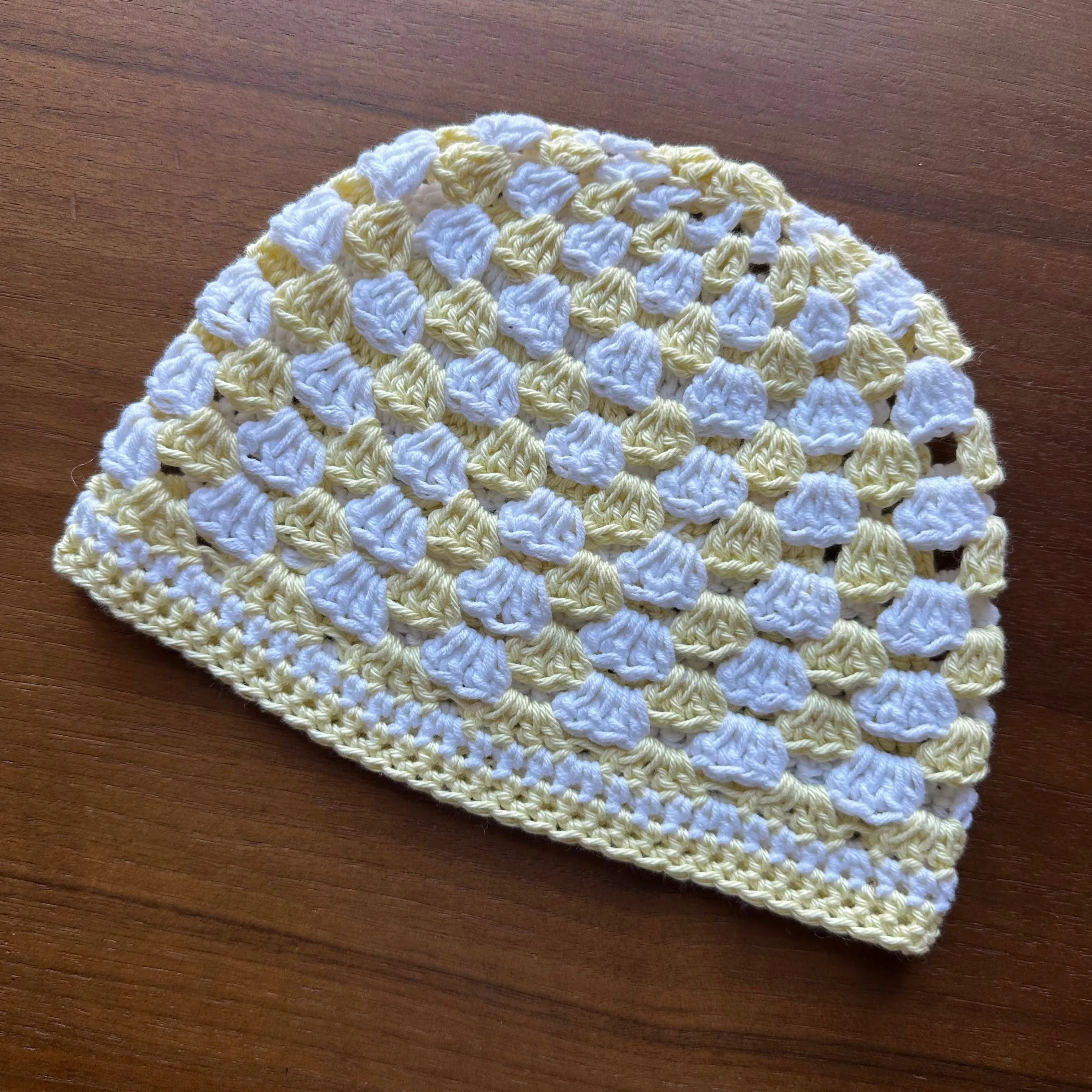 Handmade cotton crochet summer hats - CHOOSE YOUR COLOUR