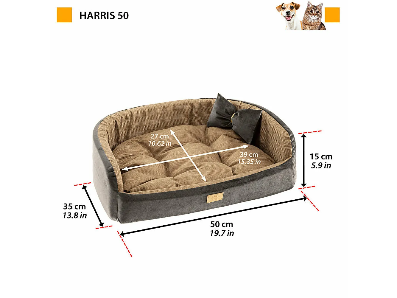 Harris 65 Cuccia Marrone