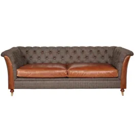 Harris Tweed Harrington 3 Seater Chesterfield Sofa