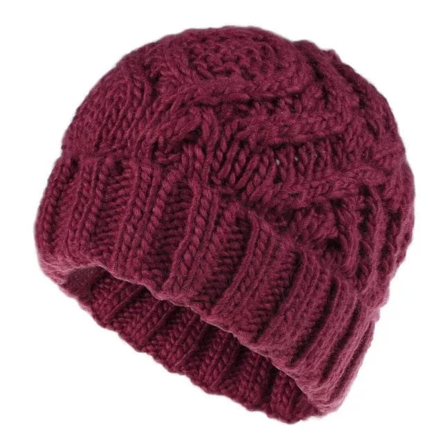 Knit Wool Beanie