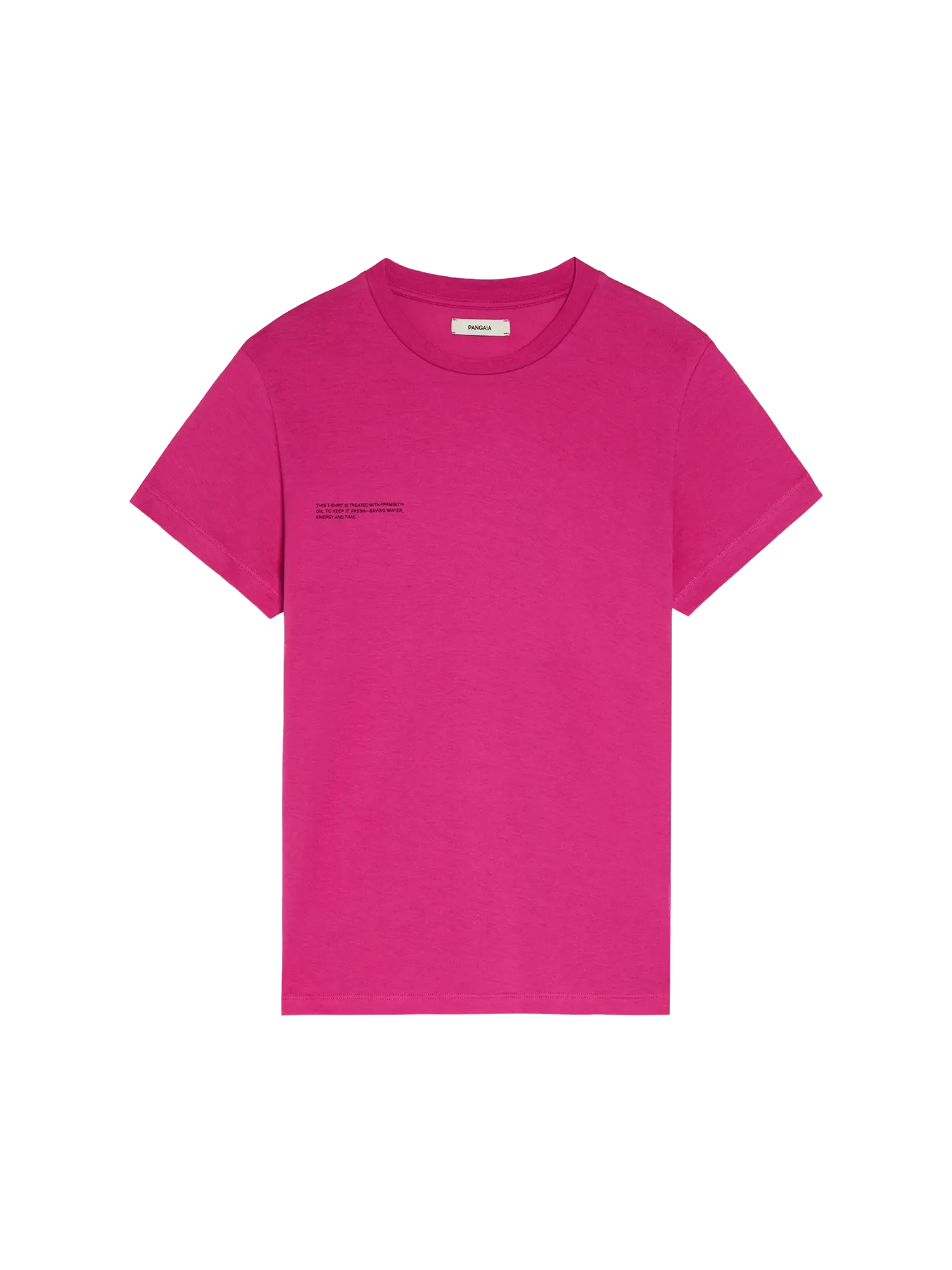 Organic Cotton Lightweight Fitted T-shirt—foxglove pink