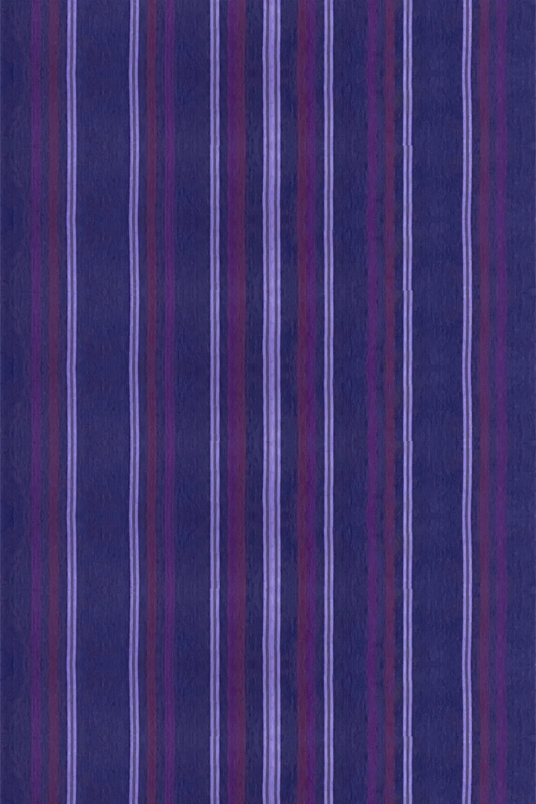 Punguloma - Baby Alpaca Wool Throw Blanket / Sofa Cover - Queen 97" x 67" - striped pattern blue/purple/violet