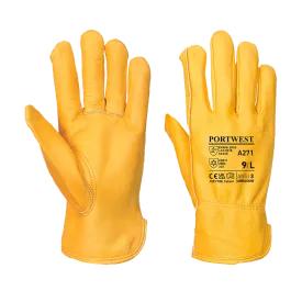 Quality Leather Lined Drivers Gloves