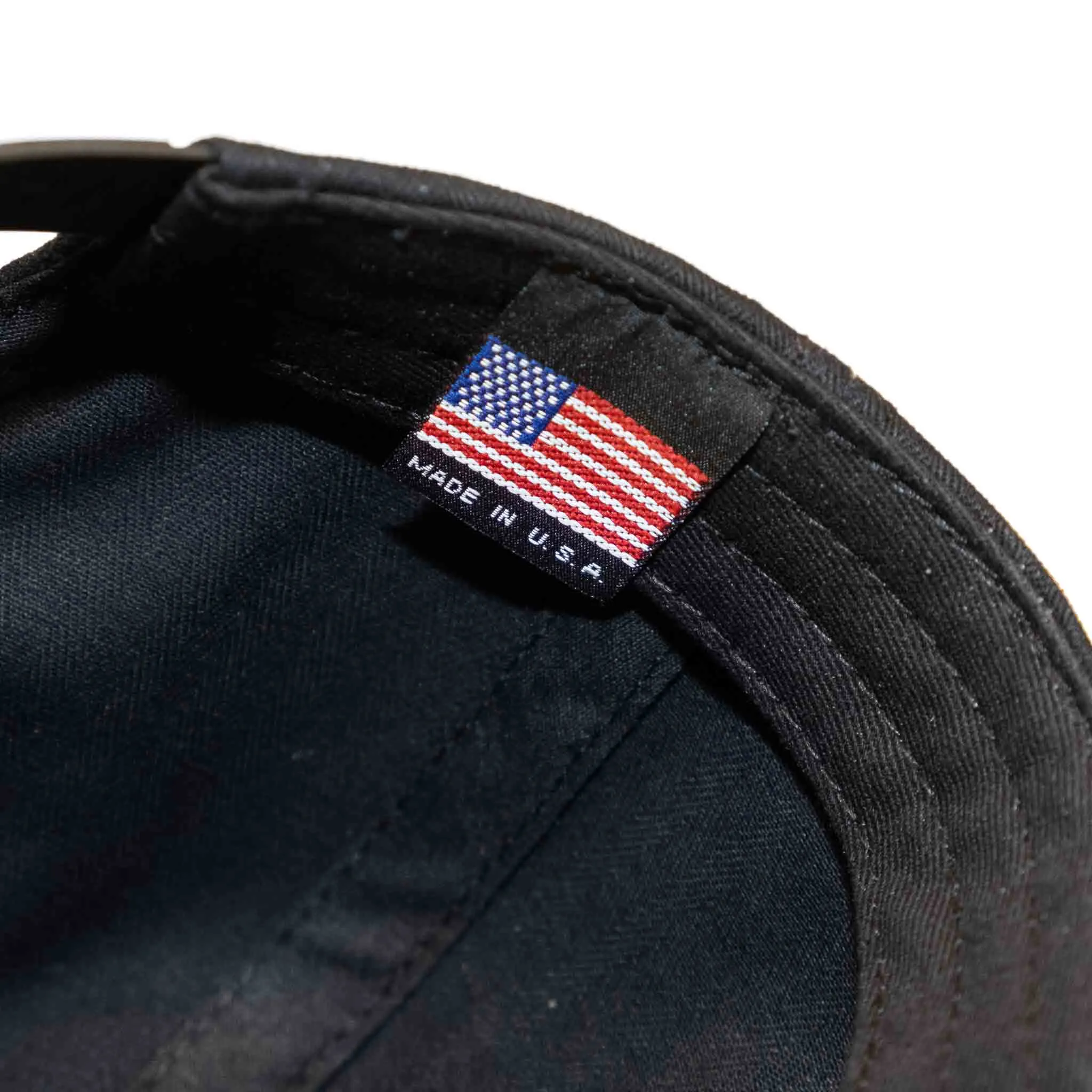 "NY" Ball Cap - Black Herringbone