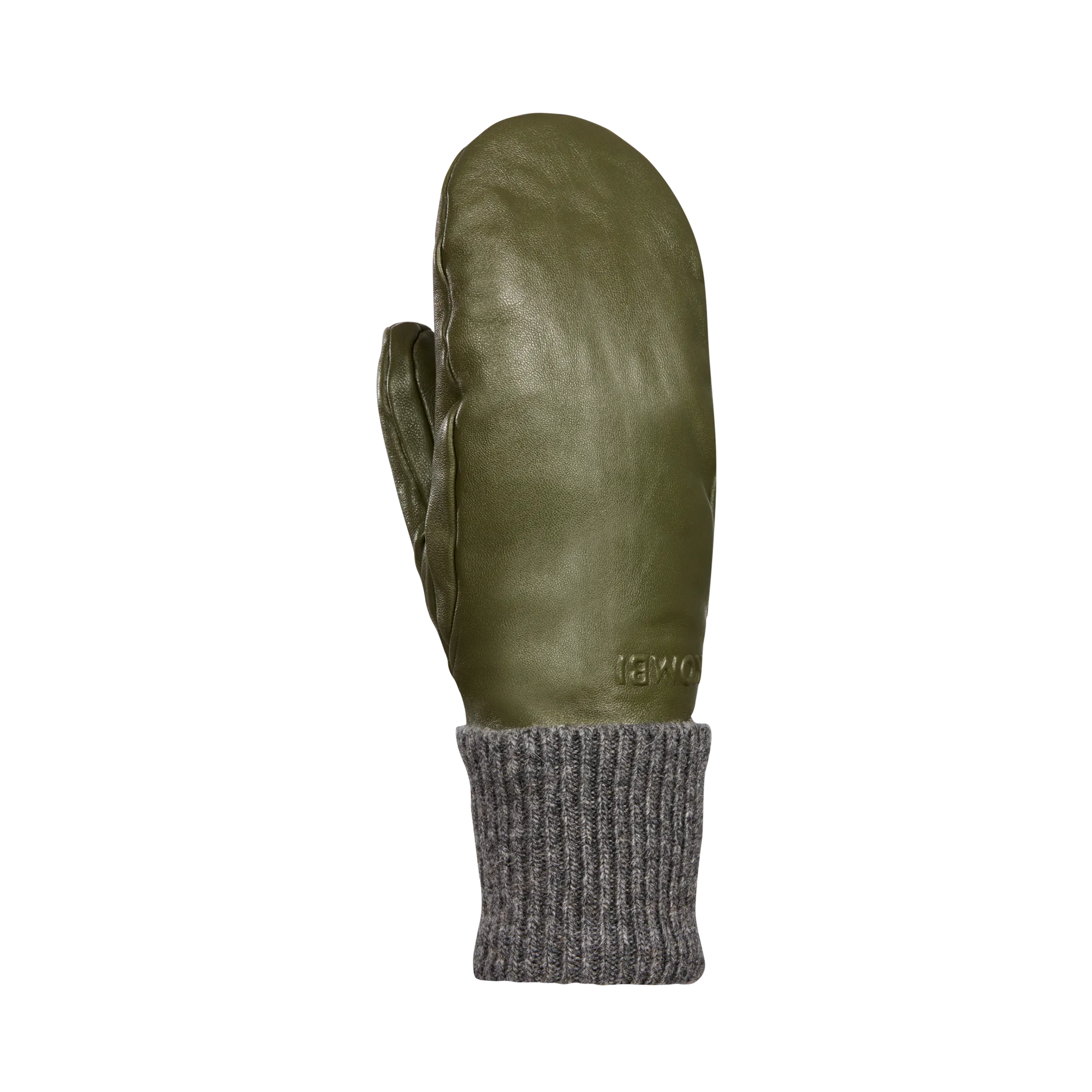 Rolly Leather Mittens - Women