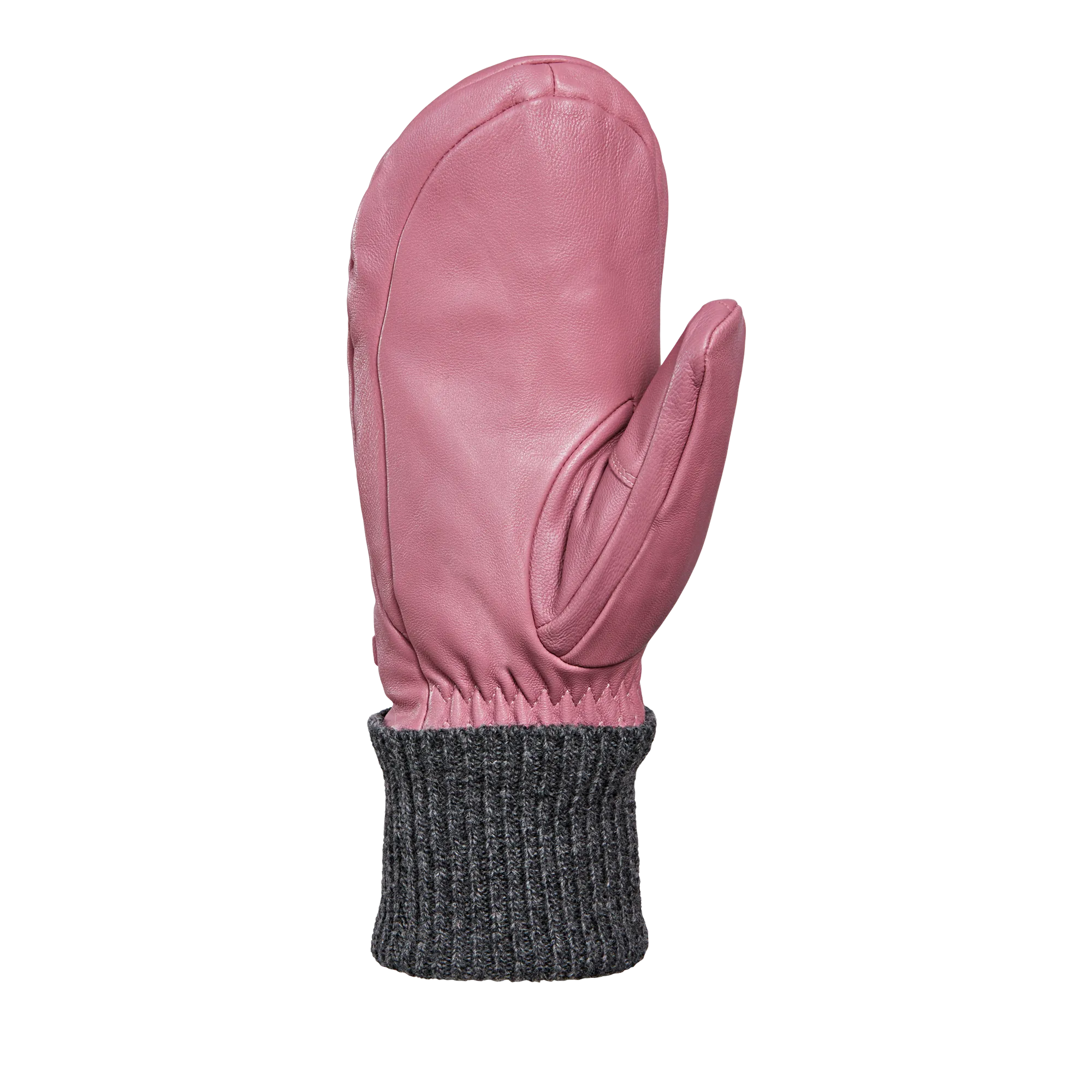 Rolly Leather Mittens - Women