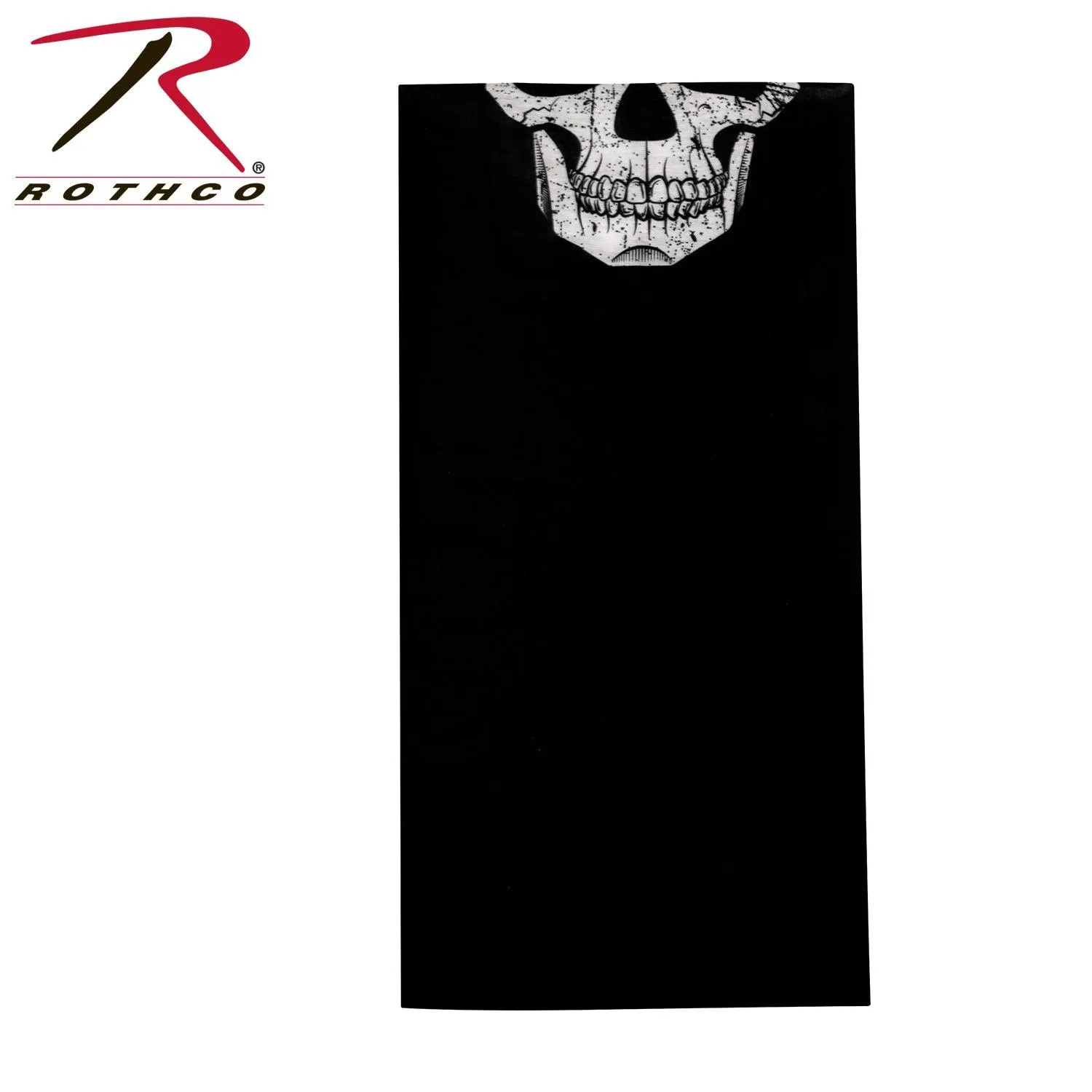 Rothco Multi-Use Neck Gaiter and Face Covering Tactical Wrap - Skull Print