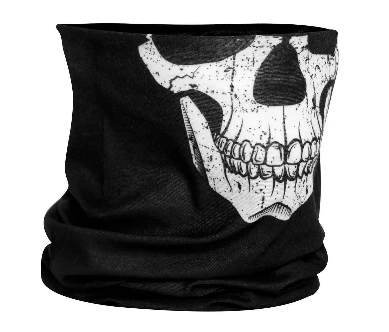 Rothco Multi-Use Neck Gaiter and Face Covering Tactical Wrap - Skull Print