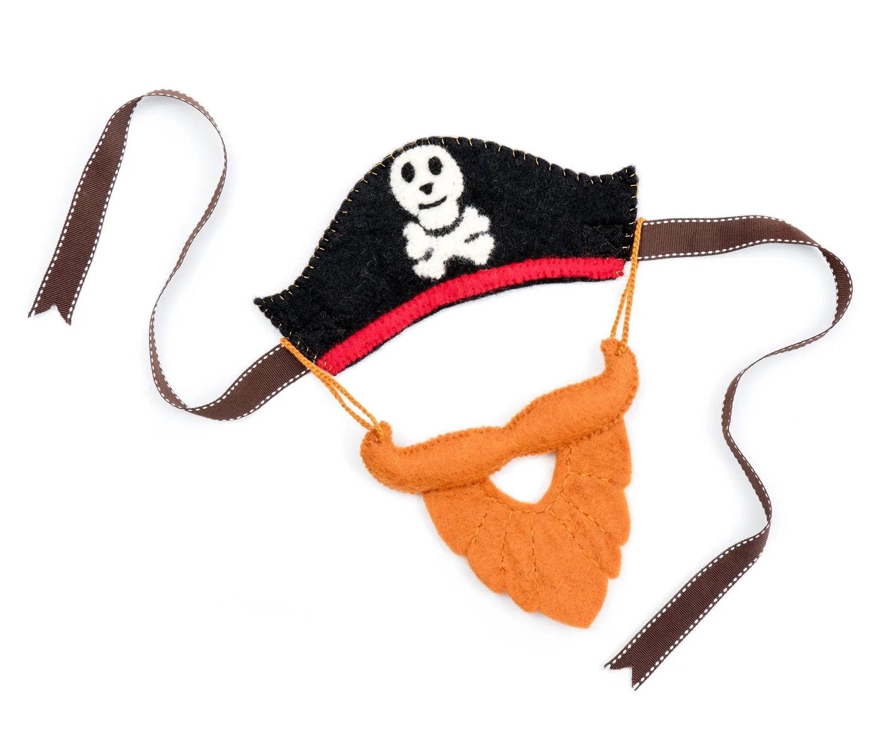 Sew Heart Felt Pirate Hat & Bushy Beard Dressing Up Set