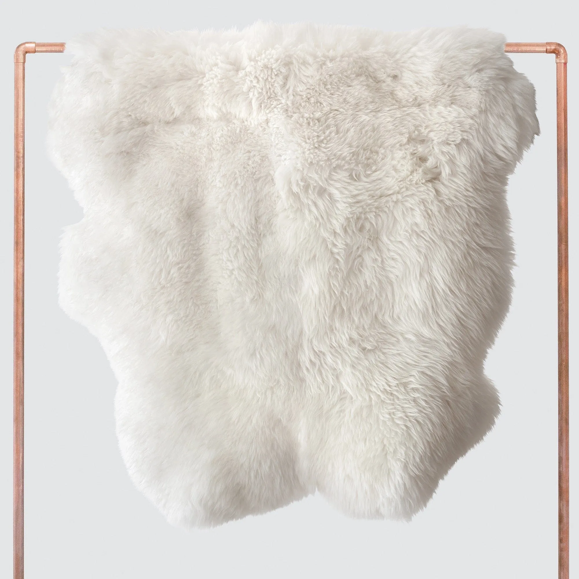 Sheepskin Accent Rug - White