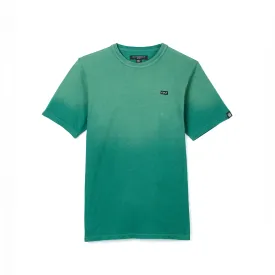 SHIMUCHAN LOGO SHORT SLEEVE CREW NECK T SHIRT IN VINTAGE GREEN