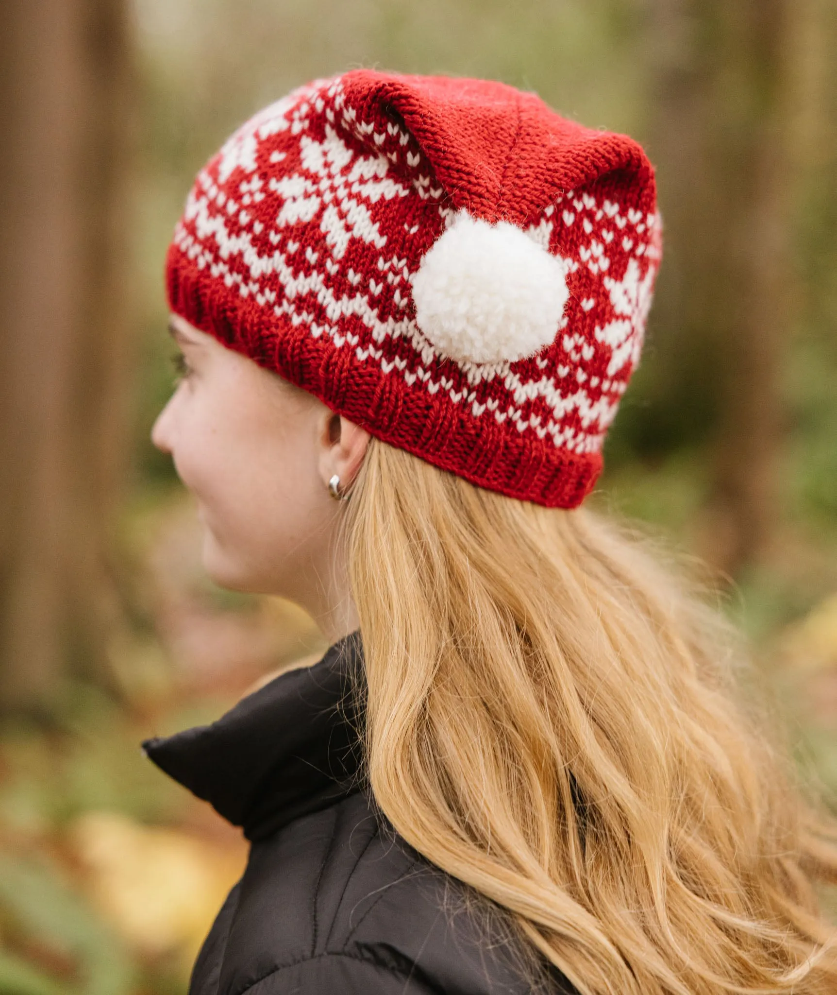 Snowflake Hat & Muffler Pattern