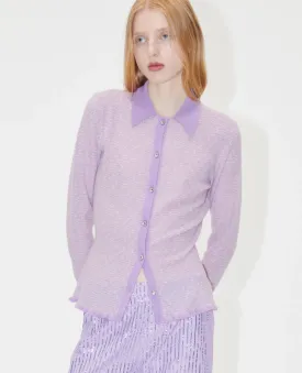 Stine Goya Bobbi Lavender Cardigan