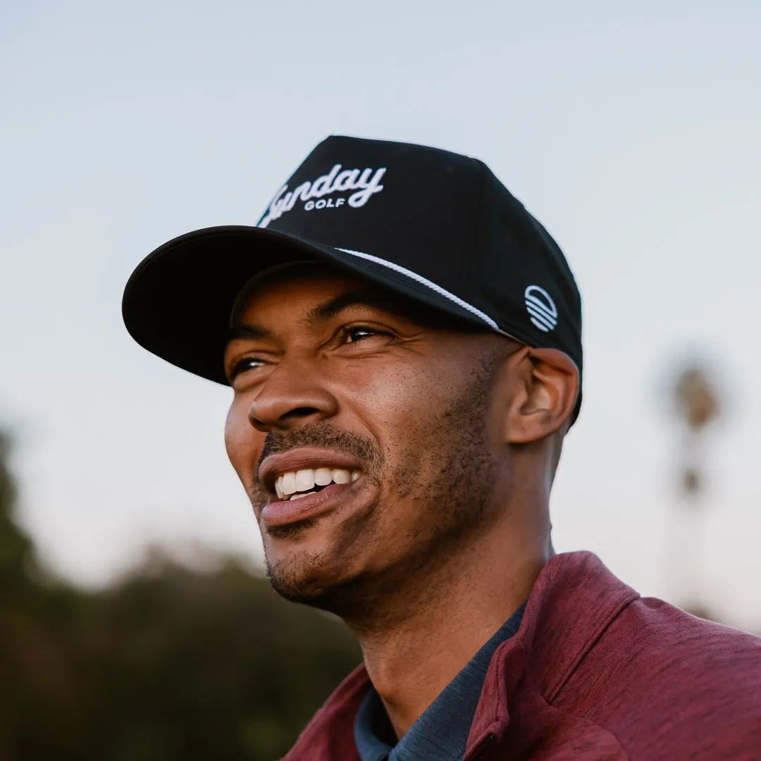 Sunday Golf Rope Hat | Black