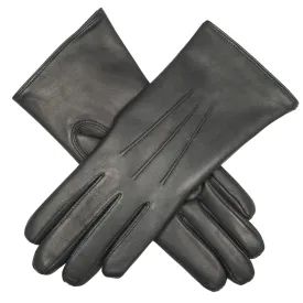 Women’s Heritage Three-Point Fur-Lined Leather Gloves