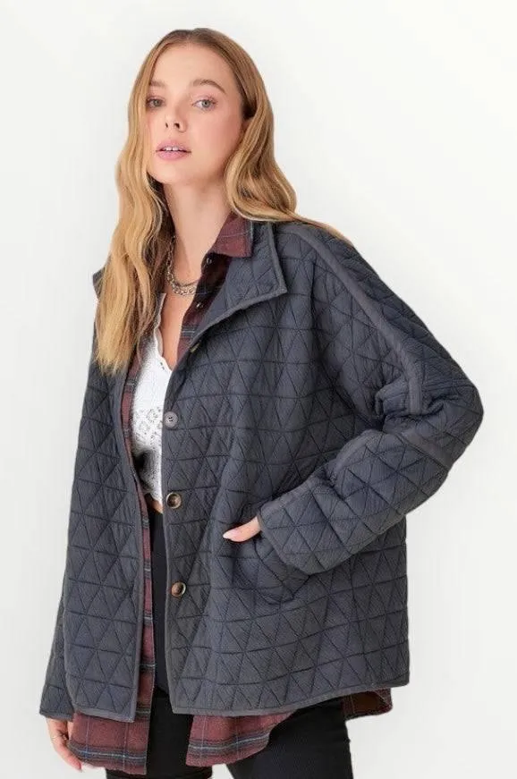 Women's soft quilted jacket